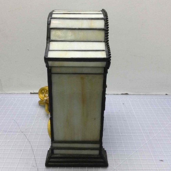 authentic Dale Tiffany Table Lamp Clock - Picture 4 of 6